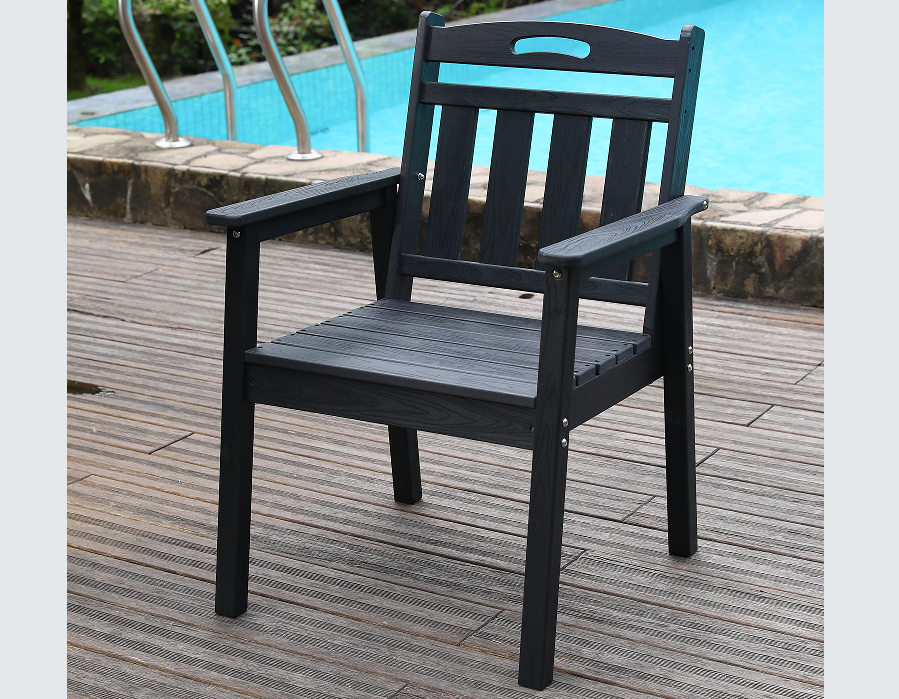 Cadeira de jantar para pátio Onyx Vertical Flow HDPE