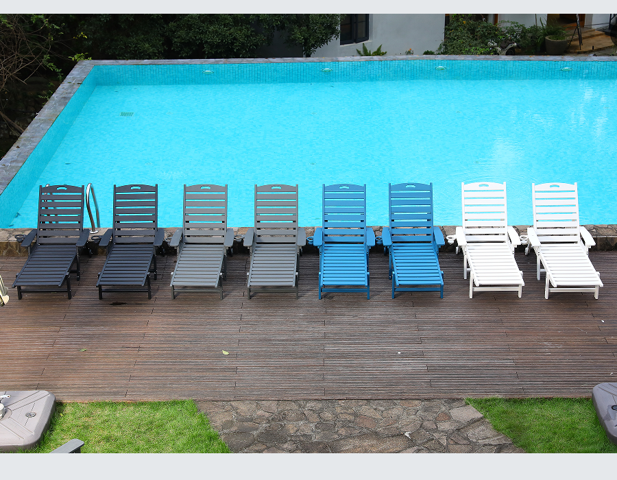 Espreguiçadeira Solo Adirondack HDPE Branco Brilhante