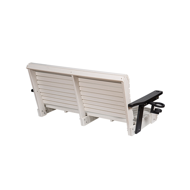 Banco de balanço externo HDPE branco