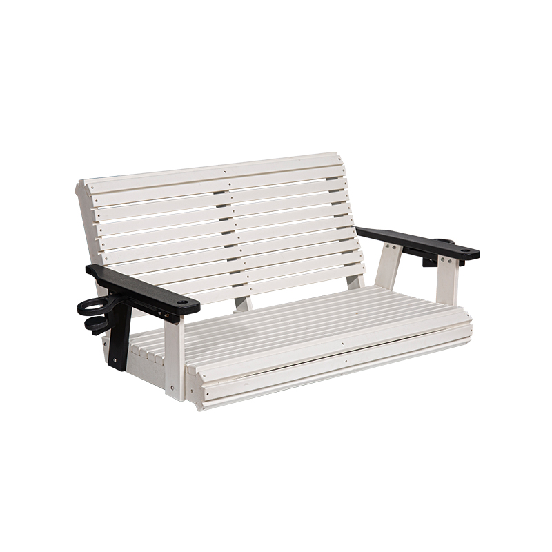 Banco de balanço externo HDPE branco