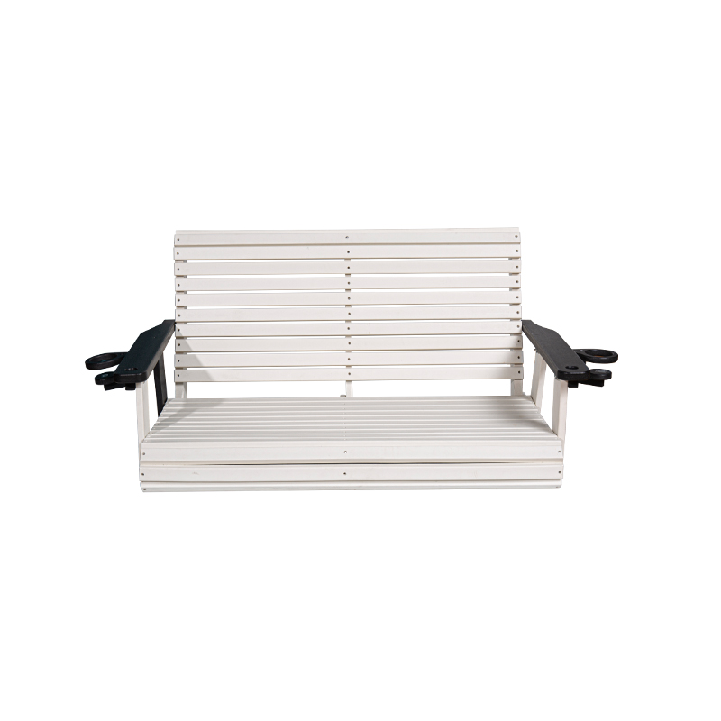 Banco de balanço externo HDPE branco